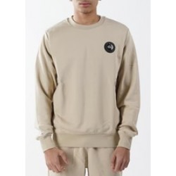 HELVETICA MP - SWEAT COL ROND - ALBAN - BEIGE